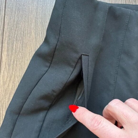 ZARA Black High Waisted Ankle Pants NWT - Picture 6 of 13